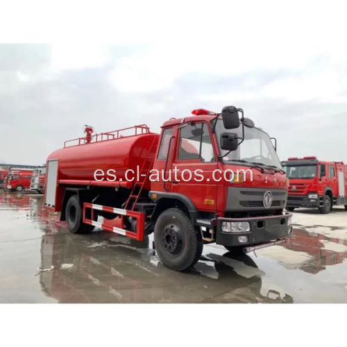Dongfeng 10tones de bomberos de rociador de agua